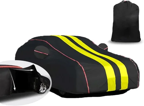 Vista 10 de DUBOM Car Cover Waterproof for V-olkswagen Escarabajo 1960-1980, Waterproof Outdoor Winter Car Covers Breathable Large Cover with Straps Zip A1