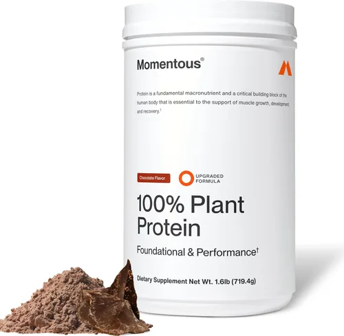 Vista 11 de Momentous Proteína vegana en polvo – 0.71 oz de proteína vegetal – Certificado NSF para deporte – Vegano – Sin OGM – Sin gluten – 12 porciones