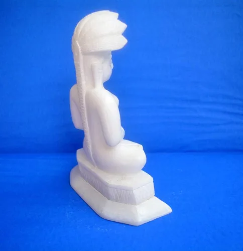 Vista 7 de Marble Jain Tirthankar Parshwanath Murti 7inch Deidad Bhagwan Parshwanath Ídolo Estatuas religiosas Parsva, Paras Murti Pragatprabhavi Chintamani