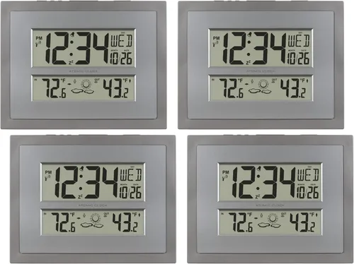 Vista 8 de La Crosse Technology Reloj atómico de pared/mesa (512-85937)