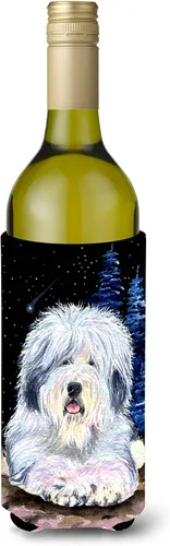 Vista 56 de Caroline's Treasures SS8447CC Starry Night English Bulldog - Enfriador para latas o botellas, lavable, funda plegable con aislamiento para bebidas