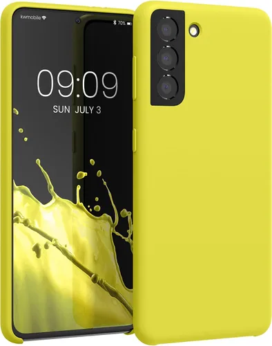 Vista 279 de kwmobile Funda compatible con Samsung Galaxy S9 - Funda de silicona TPU con acabado suave - Blue Reef