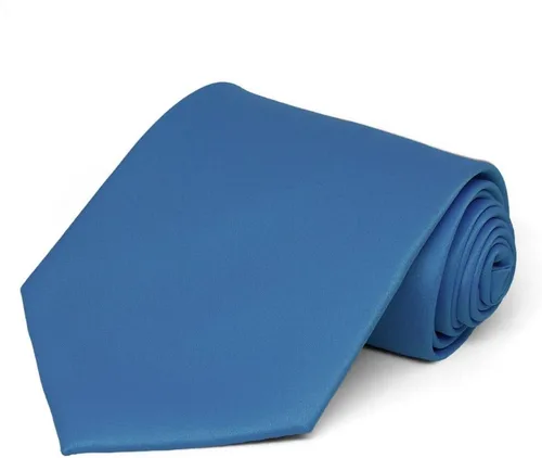 Vista 433 de tiemart Corbata de color sólido para hombre Longitud estándar