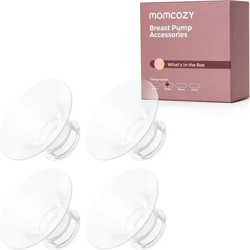 Vista 31 de Momcozy Extractor de leche portátil BP334 Air 1, 2 unidades rojo