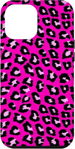 Vista 26 de McBling - Carcasa para iPhone 17, diseño de leopardo y guepardo rosa intenso