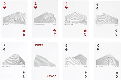 Vista 8 de Stellar Factory Peak: Cartas de jugar de la Montaña