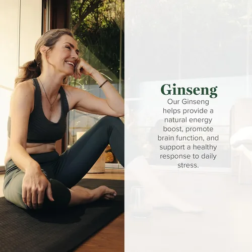 Vista 2 de Global Healing Ginseng Fuzion Extracto de hierbas crudo orgánico – Suplemento líquido que promueve la energía y reduce el estrés y la ansiedad