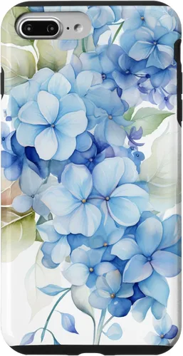 Vista 11 de Funda para iPhone 11 con patrón de acuarela de hortensias