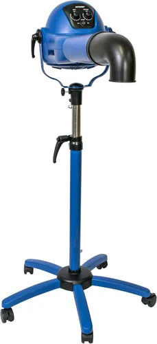 Vista 6 de XPOWER B-16 Secadora profesional de acabado libre de polvo de carbono para mascotas con motor sin escobillas DC, acabado de calidad en capas