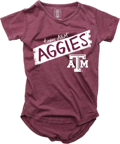 Vista 9 de Wes and Willy NCAA - Camiseta Burnout para niñas S/S