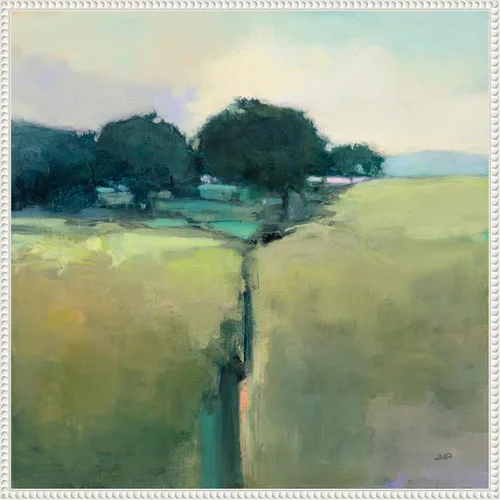 Vista 16 de Amanti Art Lienzo enmarcado para pared, 16 x 16 pulgadas, prado escénico de Julia Purinton, lienzo enmarcado para pared, obras de arte de paisajes