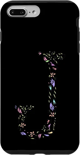 Vista 12 de Letter J Floral Monogram Vintage Initial Personalized Gift Case for iPhone 17