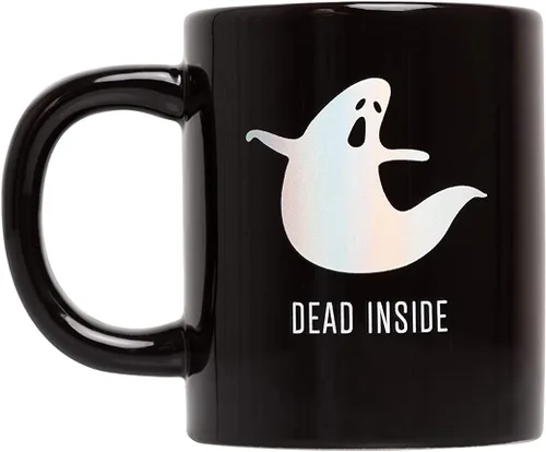 Vista 14 de Pearhead Taza de cristal de fantasma, decoración del hogar de Halloween, taza de vidrio para café y té, accesorios de otoño, taza de temporada de 12