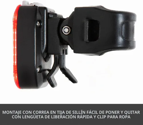 Vista 9 de NiteRider Swift 500 - Luz delantera para bicicleta Vmax+ 150 luces traseras para bicicleta, paquete combinado - USB recargable faro de bicicleta LED