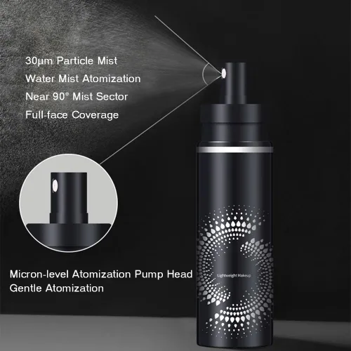 Vista 4 de Juego de 2 piezas de spray para maquillaje – Inligero, duradero, impermeable, fórmula a base de agua, control de aceite e hidratante para todo tipo