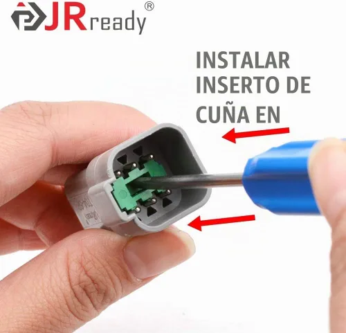 Vista 7 de JRready DT series Contactos sólidos Herramienta de extracción de pines DRK-RT1, Herramienta de extracción de conectores Deutsch, Gancho de 90 grados