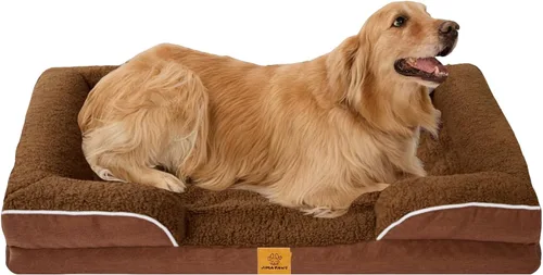 Vista 14 de Sofá para perros y gatos, sofá lavable para mascotas pequeñas, 30 Acogedora cama estilo sofá con lados elevados, amortiguación de felpa y una funda
