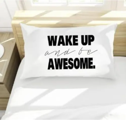 Vista 2 de Oh, Susannah Wake up and Be Awesome Bold - Funda de almohada (1 funda de almohada estándar / Queen de 20 x 30 pulgadas)