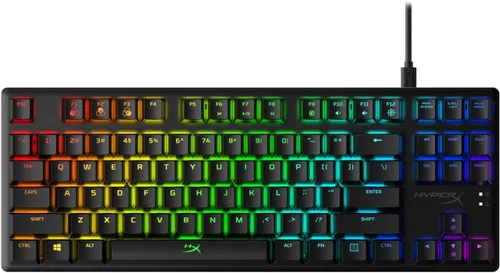 Vista 13 de HyperX Alloy Origins 60 - Teclado mecánico para juegos, factor de forma ultra compacto del 60 %, teclas PBT de doble disparo, retroiluminación LED