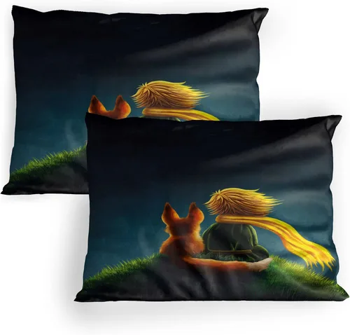 Vista 17 de Lunarable Juego de 2 fundas de almohada de caricaturas, automóvil deportivo de velocidad moderna, imagen exquisita del automóvil, ropa de cama