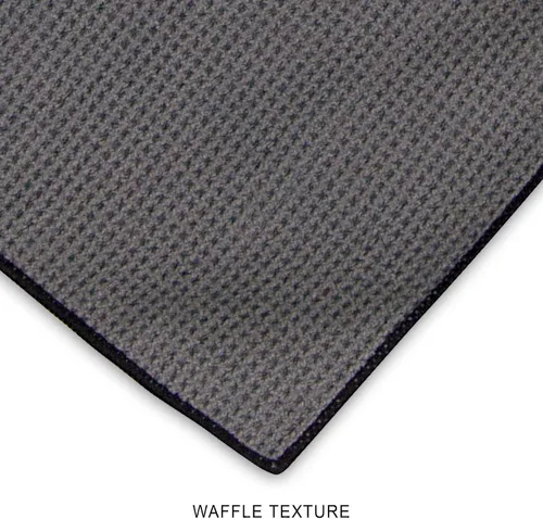 Vista 2 de Team Effort Collegiate - Toalla de microfibra gris de 15" x 15
