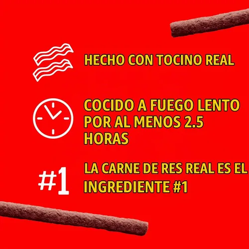 Vista 4 de Pup-Peroni Golosinas para perros, sabor original a tocino, 5.6 onzas (paquete de 8), hechas con tocino real