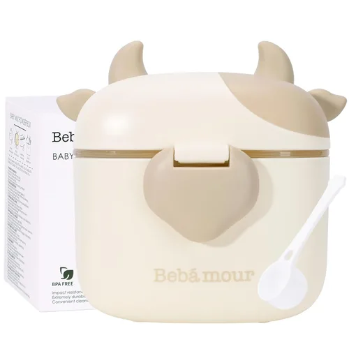 Vista 12 de Bebamour Dosificador de Fórmula para Bebés Para Llevar, Contenedor de Fórmula para Viajar, Porta Fórmula para Viajes, Contenedor para Almacenar Un