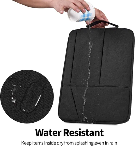 Vista 5 de Funda de transporte para tableta de dibujo gráfico con guante de artista compatible con Wacom Intuos Pro PTH660 Funda mediana Huion H1060P, H950P