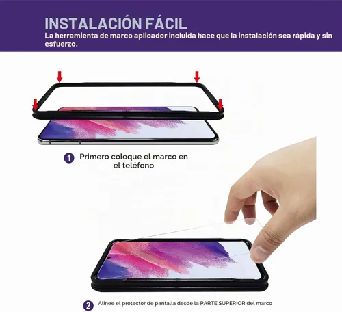 Vista 2 de AACL Paquete de 3 protectores de pantalla para Samsung Galaxy S21 FE