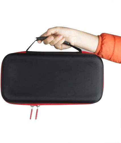 Vista 6 de Hermitshell - Funda rígida de viaje para HyperX QuadCast USB condensador para micrófono gaming rojo negro