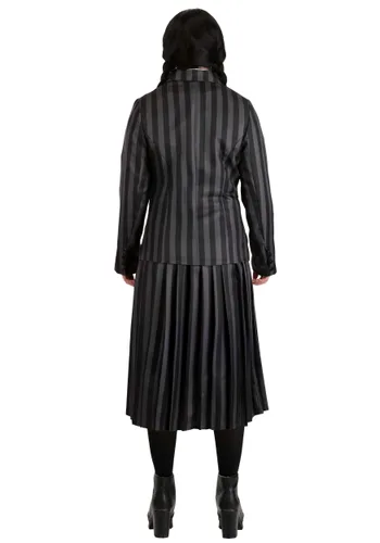 Vista 3 de Disfraz Deluxe Mujer Wednesday Academia Nevermore Multicolor