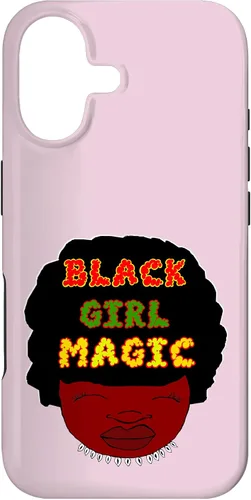 Vista 32 de Funda mágica para iPhone 12 mini niña negra