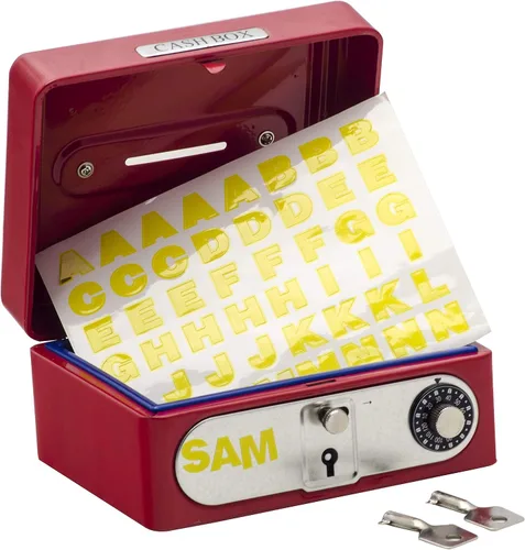 Vista 2 de Schylling Locking Cash Box Red, 1 EA