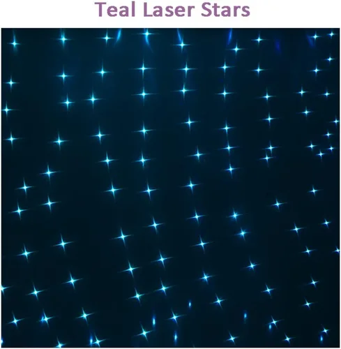 Vista 8 de LedMAll Movimiento Nieve Otoño Espectro Completo Efectos Estrella 7 Color Blanco Láser Luces de Navidad Luces Decorativas Control Rem