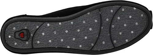 Vista 4 de Skechers BOBS - Zapatos planos estilo bailarina de felpa de lino para mujer