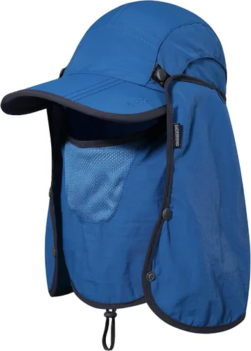 Vista 13 de GADIEMKENSD Sombrero de pesca plegable UPF 50+ 360 para exteriores