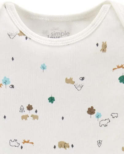 Vista 3 de Simple Joys by Carter's Unisex Babies' Long-Sleeve Bodysuit