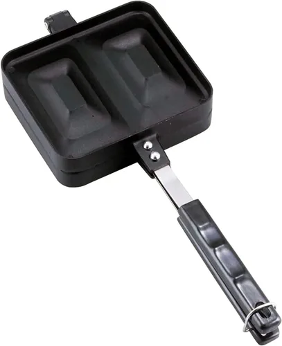 Vista 10 de Shimomura Planning 37547 - Sartén para panqueques de huevo frito, fabricada en Japón, para fuego directo, 3.1 pulgadas (3.1 in), divisores, 4