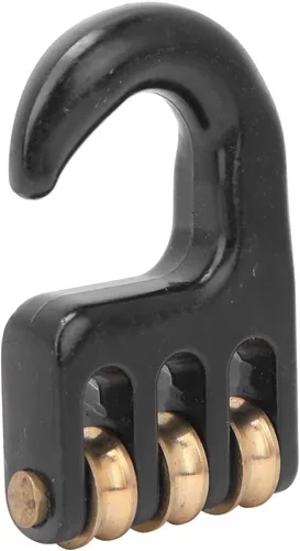 Vista 4 de 1 gancho de polea de windsurf de aleación de aluminio de 4.06 oz, gancho universal para polea de aparejo de windsurf, accesorios de windsurf