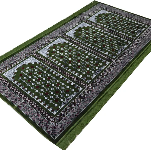 Vista 4 de Modefa Janamaz Sajada - Alfombra de oración islámica turca, para múltiples personas, para reuniones familiares o grandes, alfombra de oración