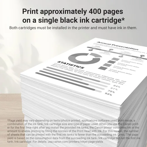 Vista 4 de Canon PG-285 XL - Cartucho de tinta negra original, compatible con TR7820, TS7720/7722