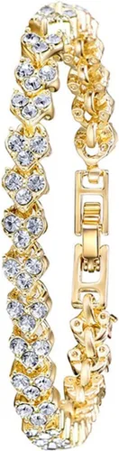 Vista 4 de CdyBox Lady Elegant Small Dial Quartz Watch with Diamond Bracelet Watch Set Dress Wrist Watches