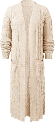 Vista 3 de SHAOBGE Cardigan for Women Open Front Long Sleeve Casual Fall Lightweight Cardigans with Pockets Women Casual Long plus