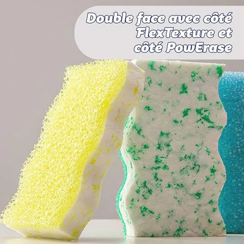 Vista 2 de Scrub Daddy Eraser Daddy 10x, esponja mágica para paredes pintadas, limpiador de zócalos, esponjas de melamina, almohadillas de limpieza de doble