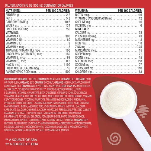 Vista 2 de Earth's Best Leche maternizada orgánica con hierro
