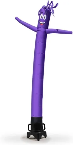 Vista 16 de Feather Flag Nation - Marioneta inflable de 8 pies de alto, con motor soplador de aire incluido con bailarín de color sólido de 6 pies