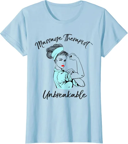 Vista 18 de Camiseta de masaje irrompible para terapeuta de masaje, Blanco, S