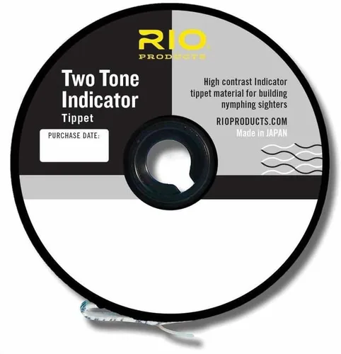 Vista 2 de Rio Fly Fishing Tippet Fishing_LINE Rosa fluorescente y amarillo