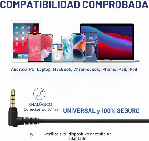 Vista 7 de LUDOS Zenith - Auriculares intraurales con cable, auriculares con micrófono, con cable para auriculares Jack de 0.138 in para iPhone, Samsung