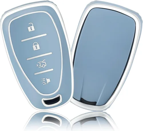 Vista 15 de OFFCURVE Funda para llavero de Chevy, protección completa, funda para llavero de automóvil para Chevrolet Malibu Equinox Camaro Cruze Tahoe Traverse
